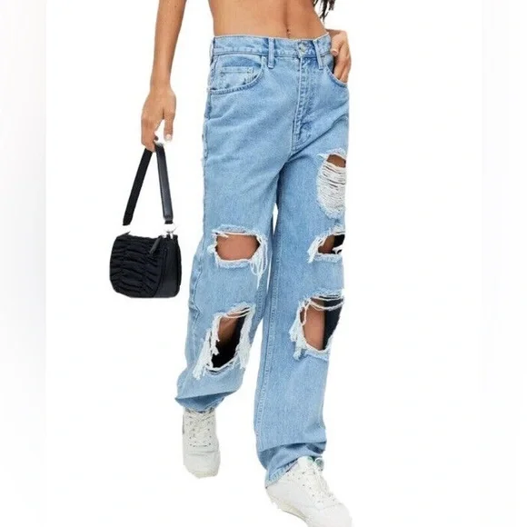 BDG Urban Outfitters High Rise Baggy Jeans - Picture 2 of 13
